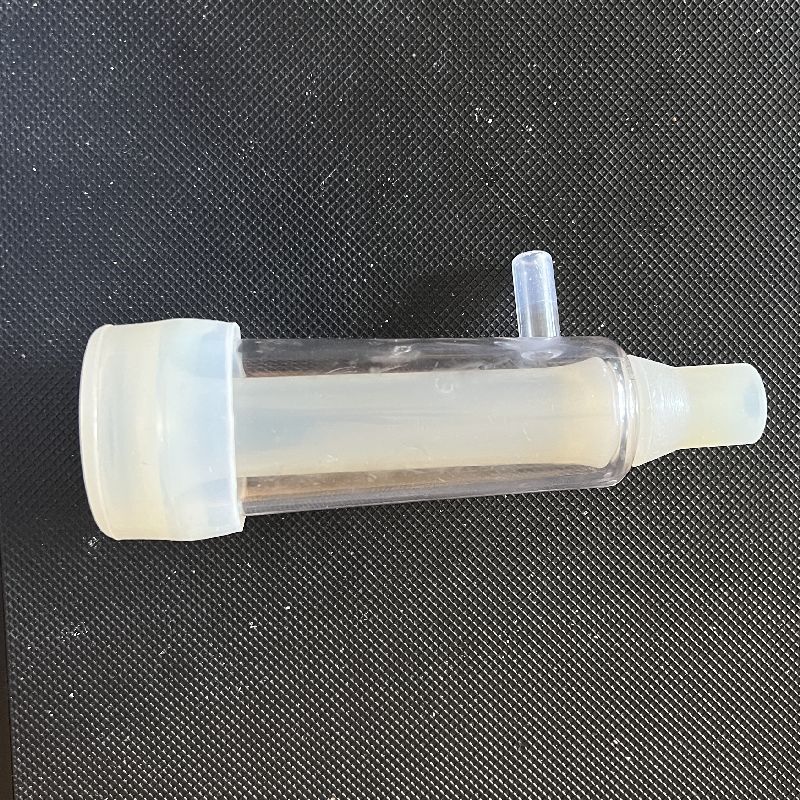 Short and Small Milking Cup: One side of the Claw CLuster, include the Cup and a inflation inside