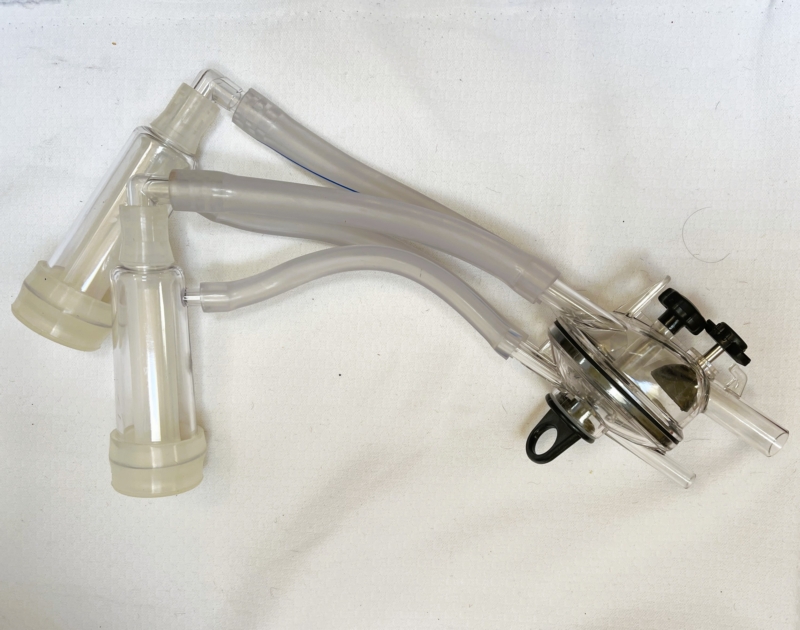 Dwarf Goat Claw Cluster: Milker Machine Part/Component Replacement: Teat-cups/Shells with silicone liners, inline claw & Hoses. Fit dwarf to medium sized goats