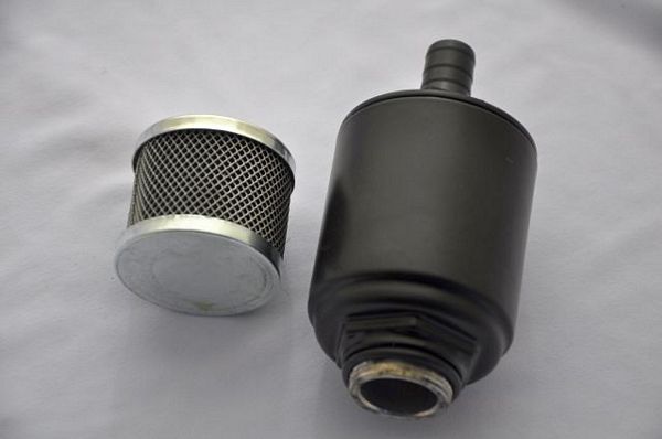 Filtered Muffler for Rotary Vane Vacuum pumps 27 mm Thread or 3/4 inch NPT
