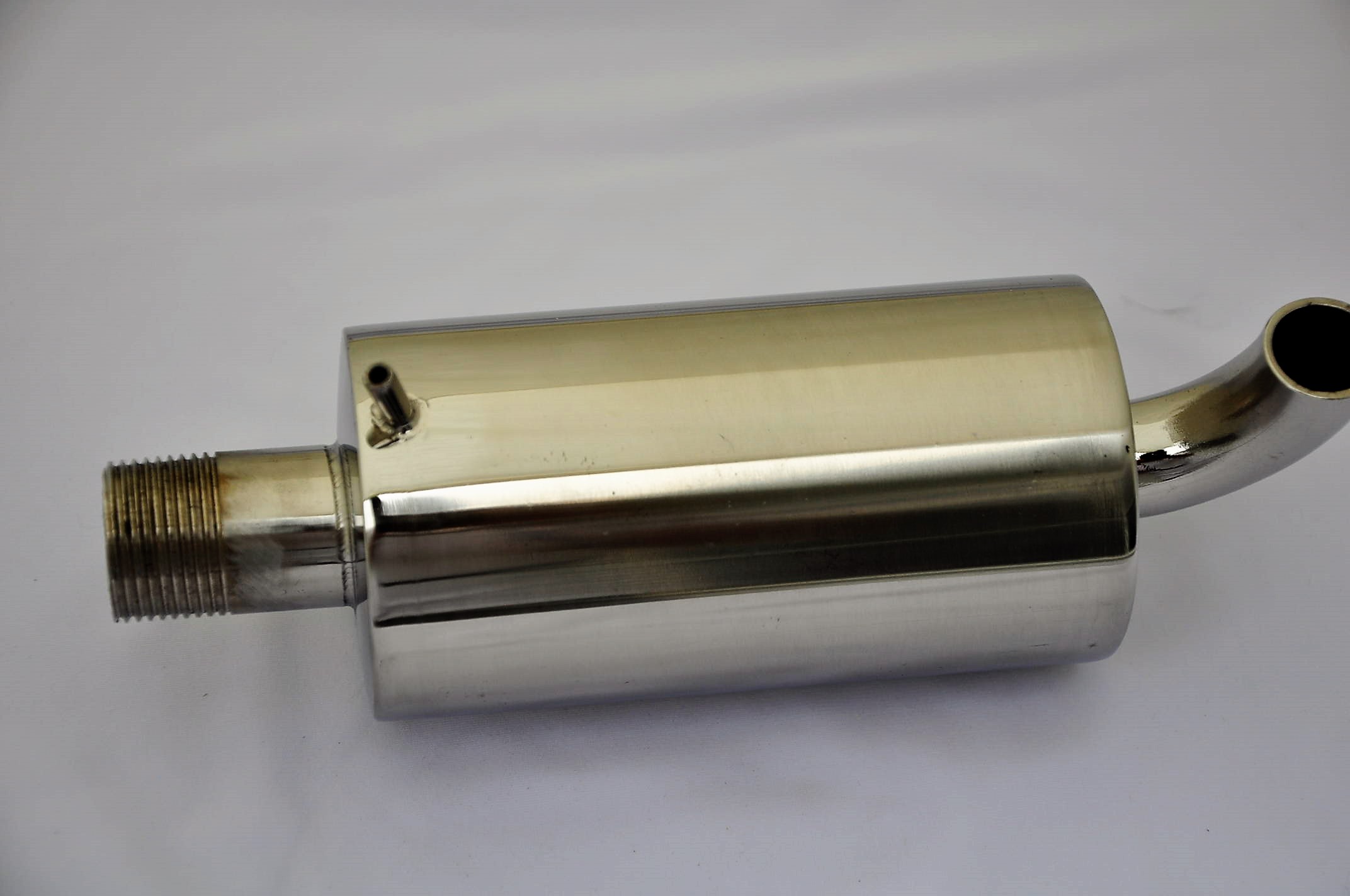 SS Muffler for vacuum pumps: with 25mm connection