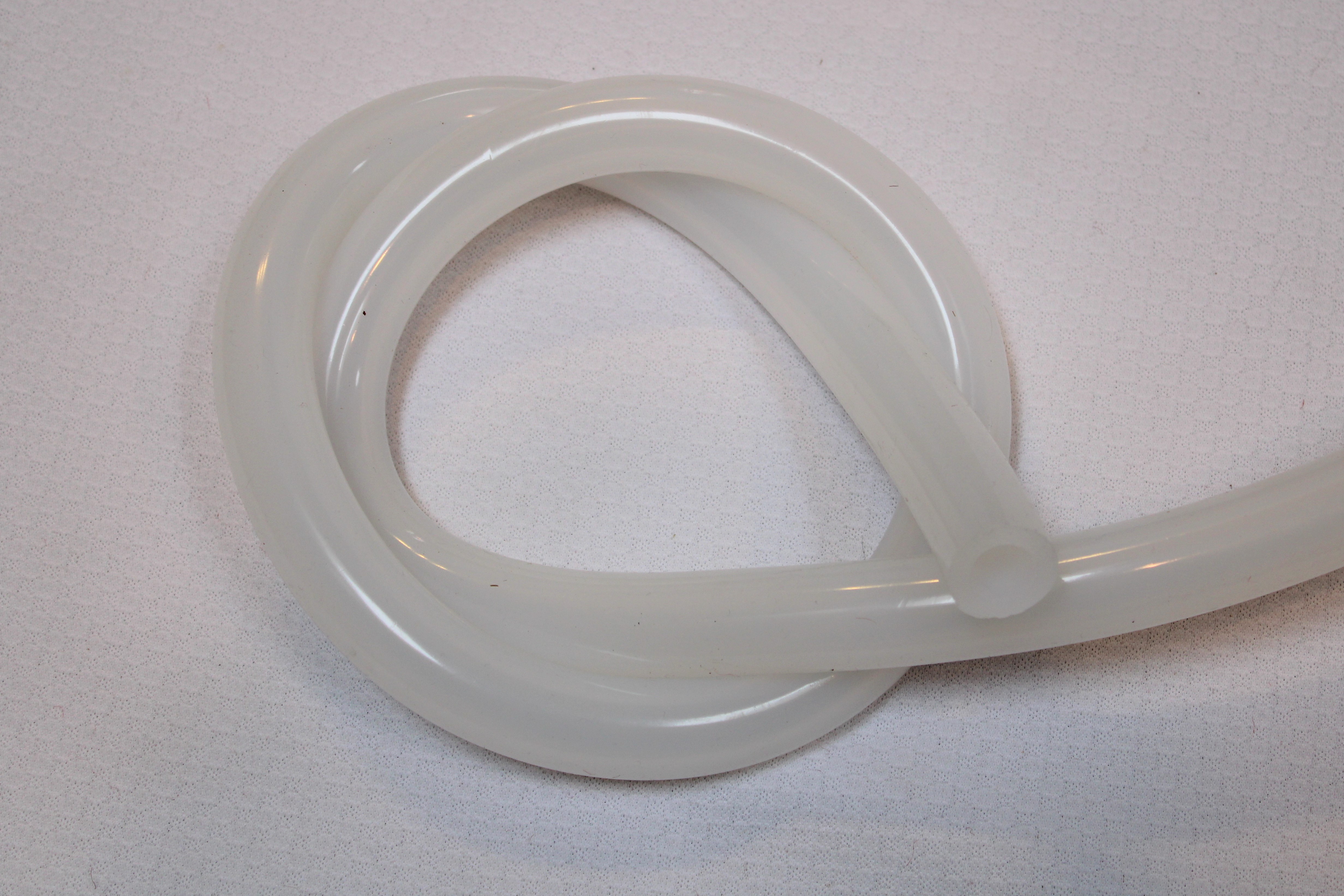 Silicone milk hose, 4 feet long for bucket milker or any other food processing applications