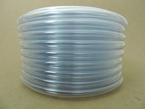 Vacuum Line Hose for Cow or Goat Milker: Clear Vinyl PVC Tubing Flexible Food Grade 5 feet long 1/2 ID 3/4 OD Thick Wall