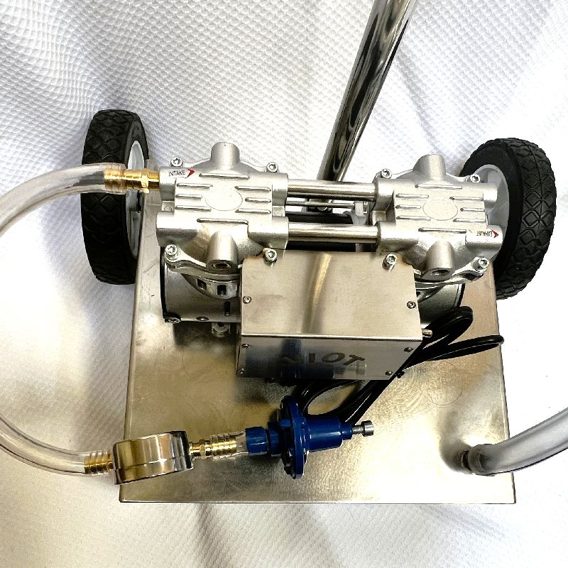 High Efficiency Twin Piston OIL-LESS Vacuum Pump gppd for Cow/Goat
