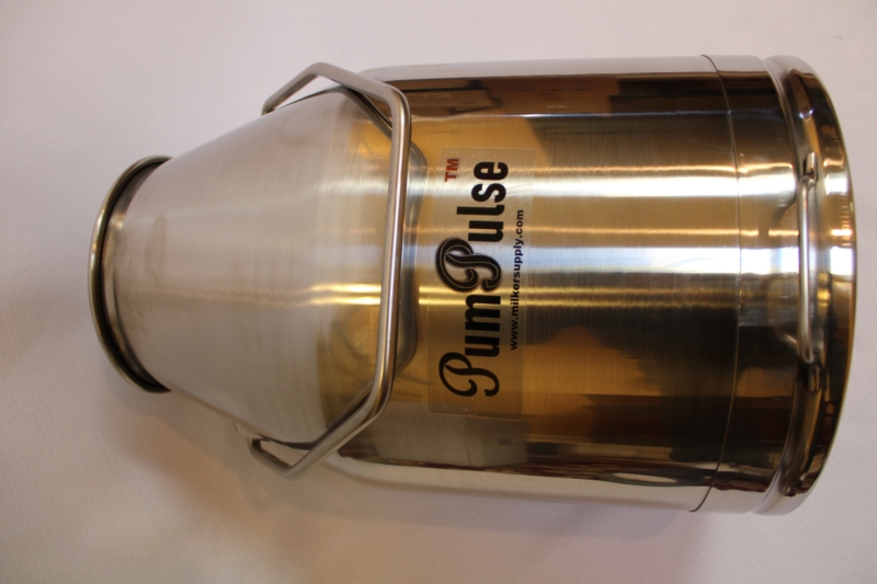 Silver 25 Litre Stainless Steel Milk Container